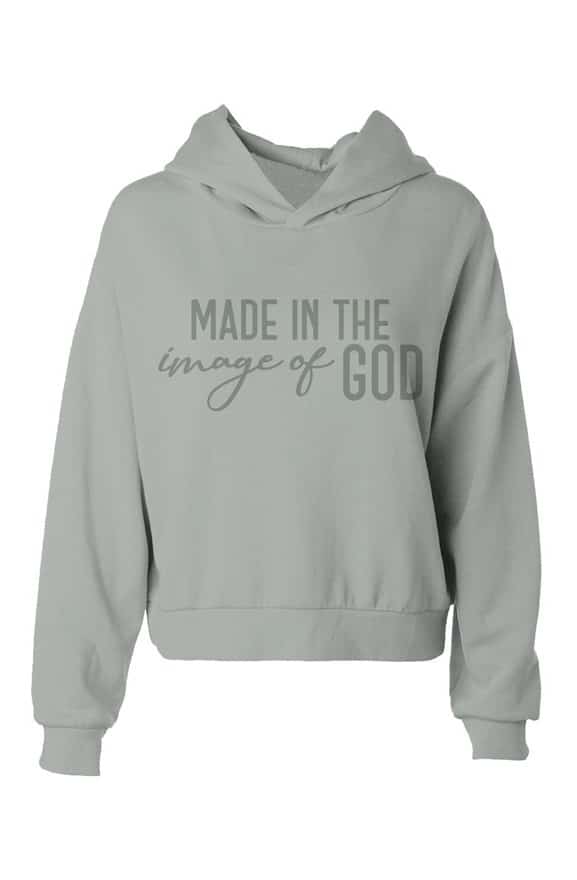 Made in the Image of God Hip Height Hoodie