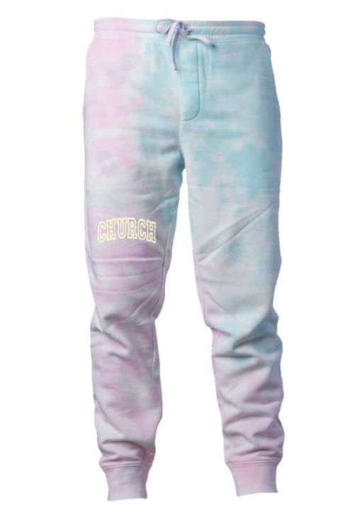 Church Tie Dye Jogger Pants