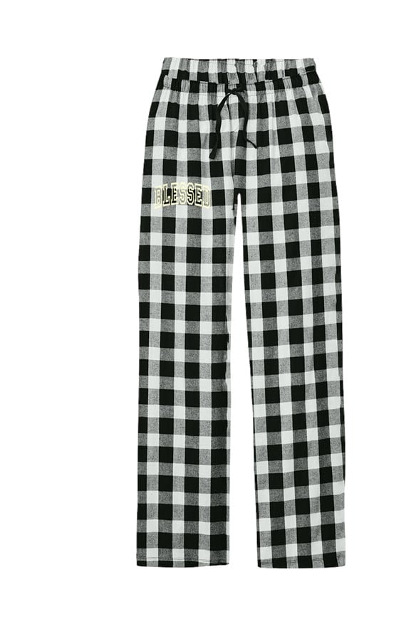 jpg Blessed Women Flannel Plaid Pant