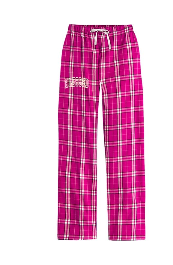 jpg Blessed Women Flannel Plaid Pant