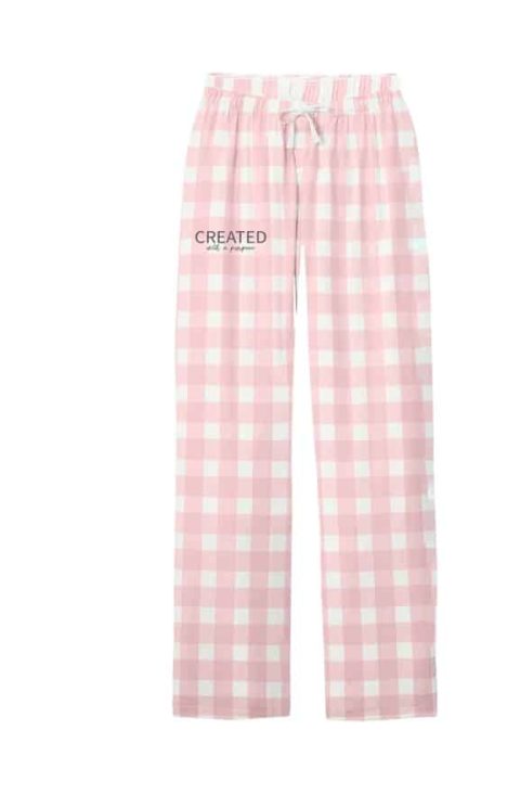 jpg Created with a Purpose Women Flannel Plaid Pant
