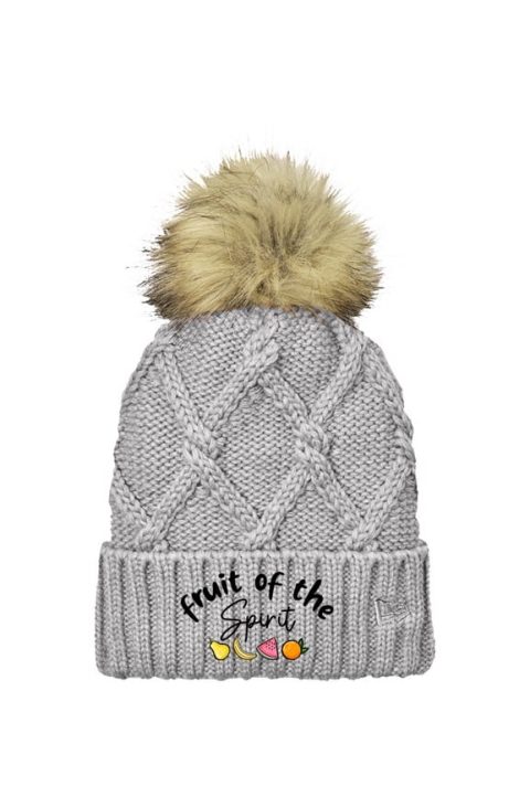 Fruit Of The Spirit Furr Pom Beanie