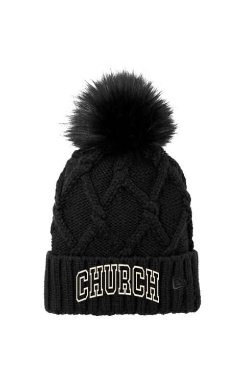 CHURCH Furr Pom Beanie