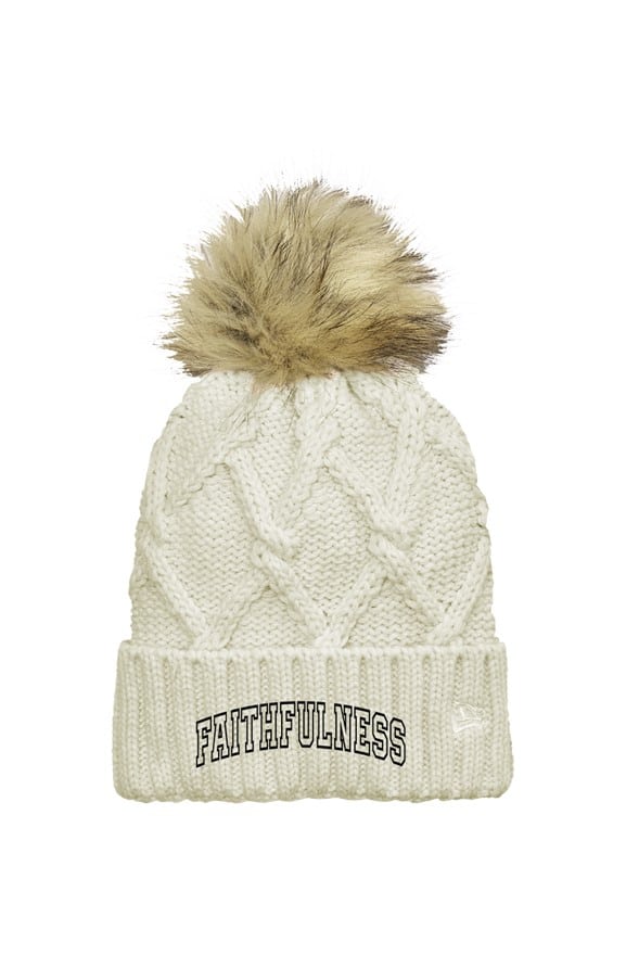 jpg FAITHFULNESS Furr Pom Beanie