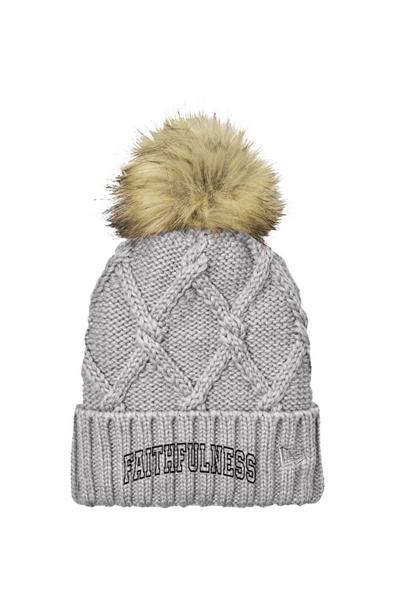 jpg FAITHFULNESS Furr Pom Beanie