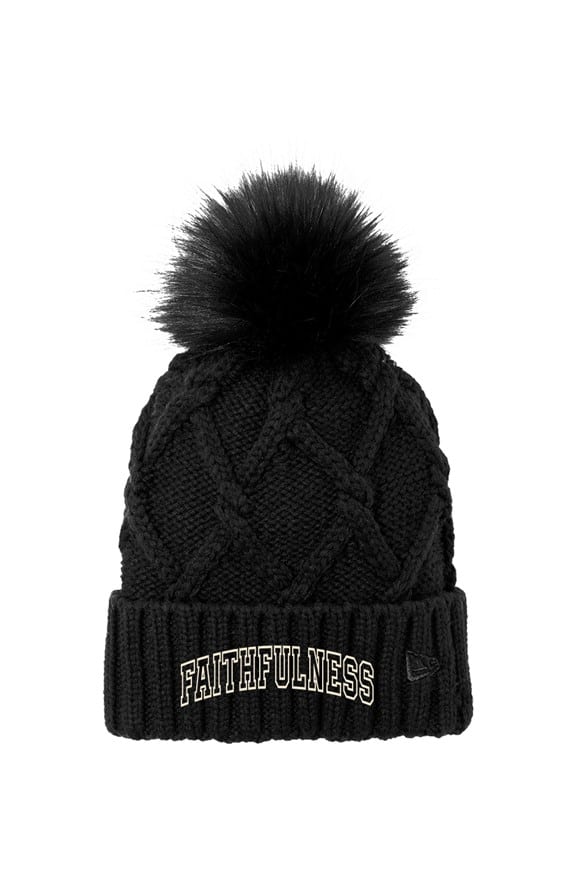 jpg FAITHFULNESS Furr Pom Beanie