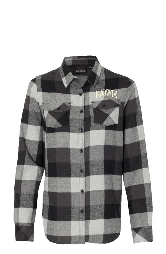 jpg LOVE Long Sleeve Grey Flannel
