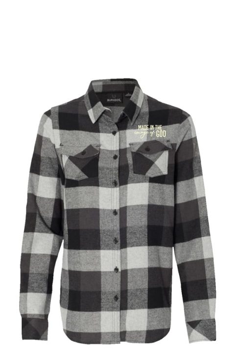jpg Made in the Image of God Long Sleeve Grey Flannel