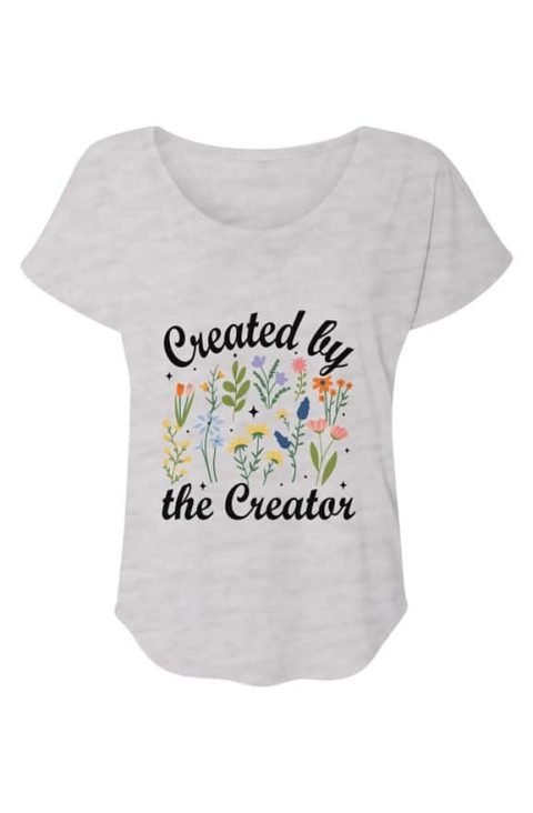 Timeless Created by the Creator Dolman Tee