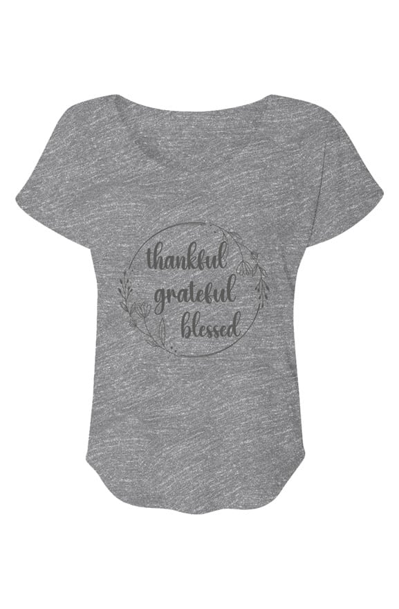 jpg Timeless Thankful. Grateful. Blessed Dolman Tee