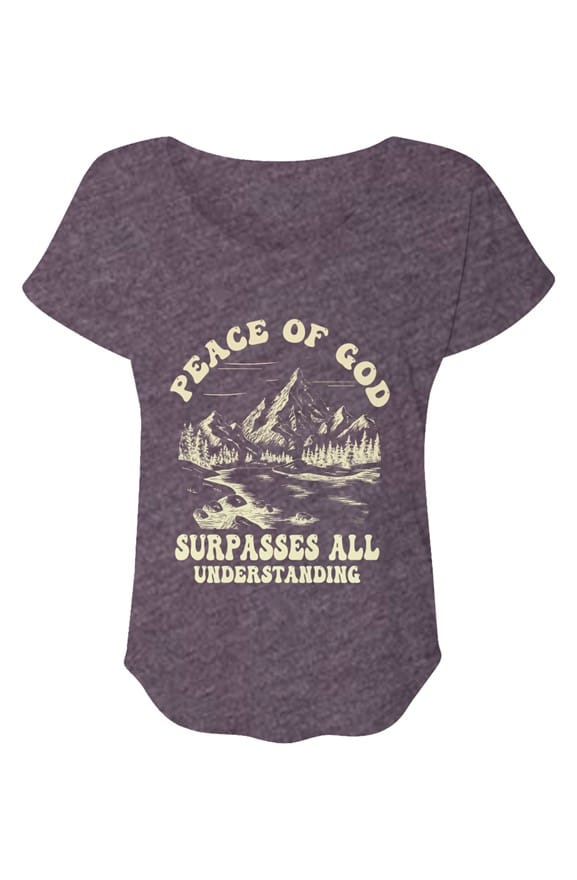 jpg Youthful Peace of God Dolman Tee