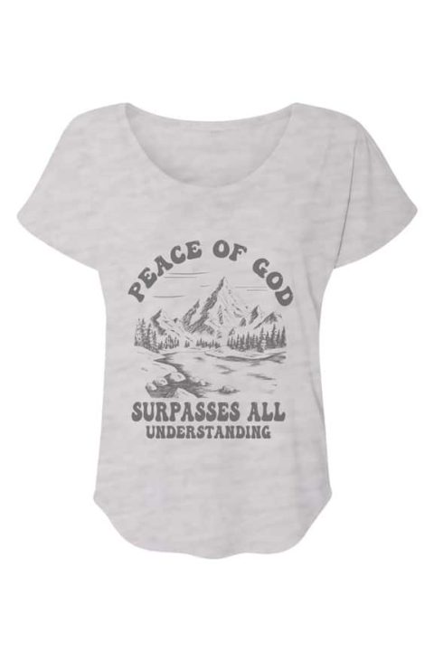 Youthful Peace of God Dolman Tee
