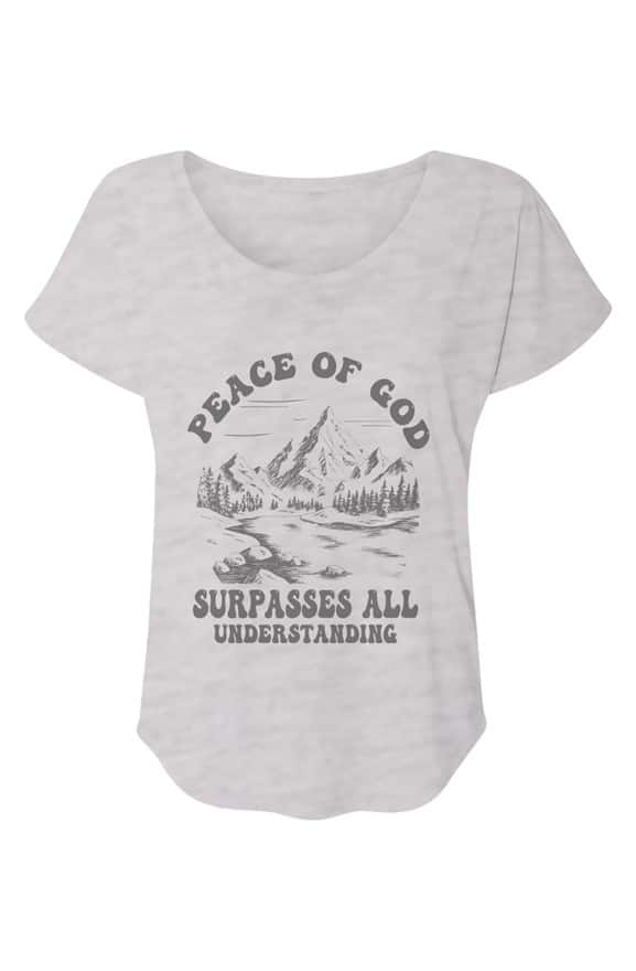 jpg Youthful Peace of God Dolman Tee