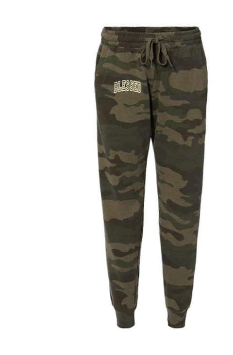 Blessed Camo Sweatpants forrest