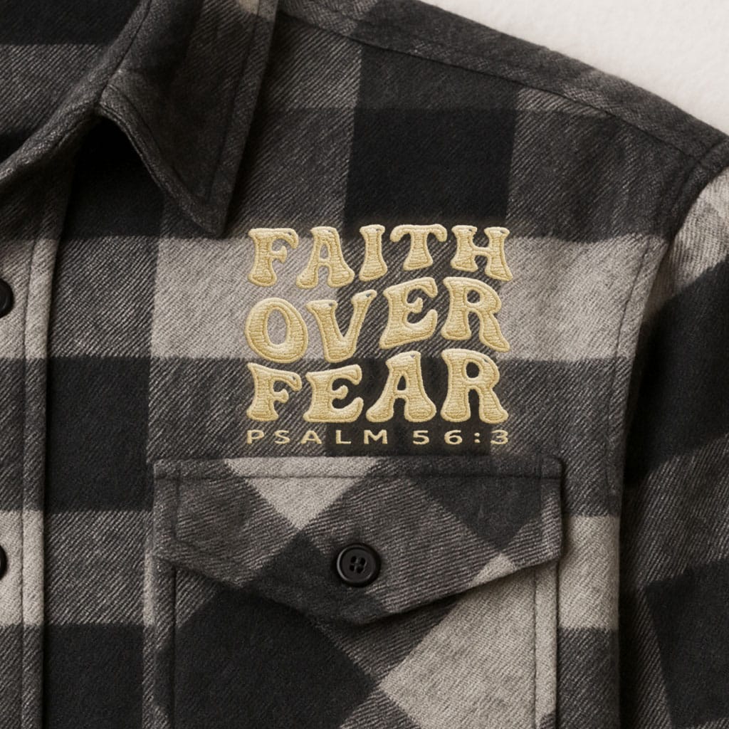 FAITH OVER FEAR GREY FAITH OVER FEAR GREY