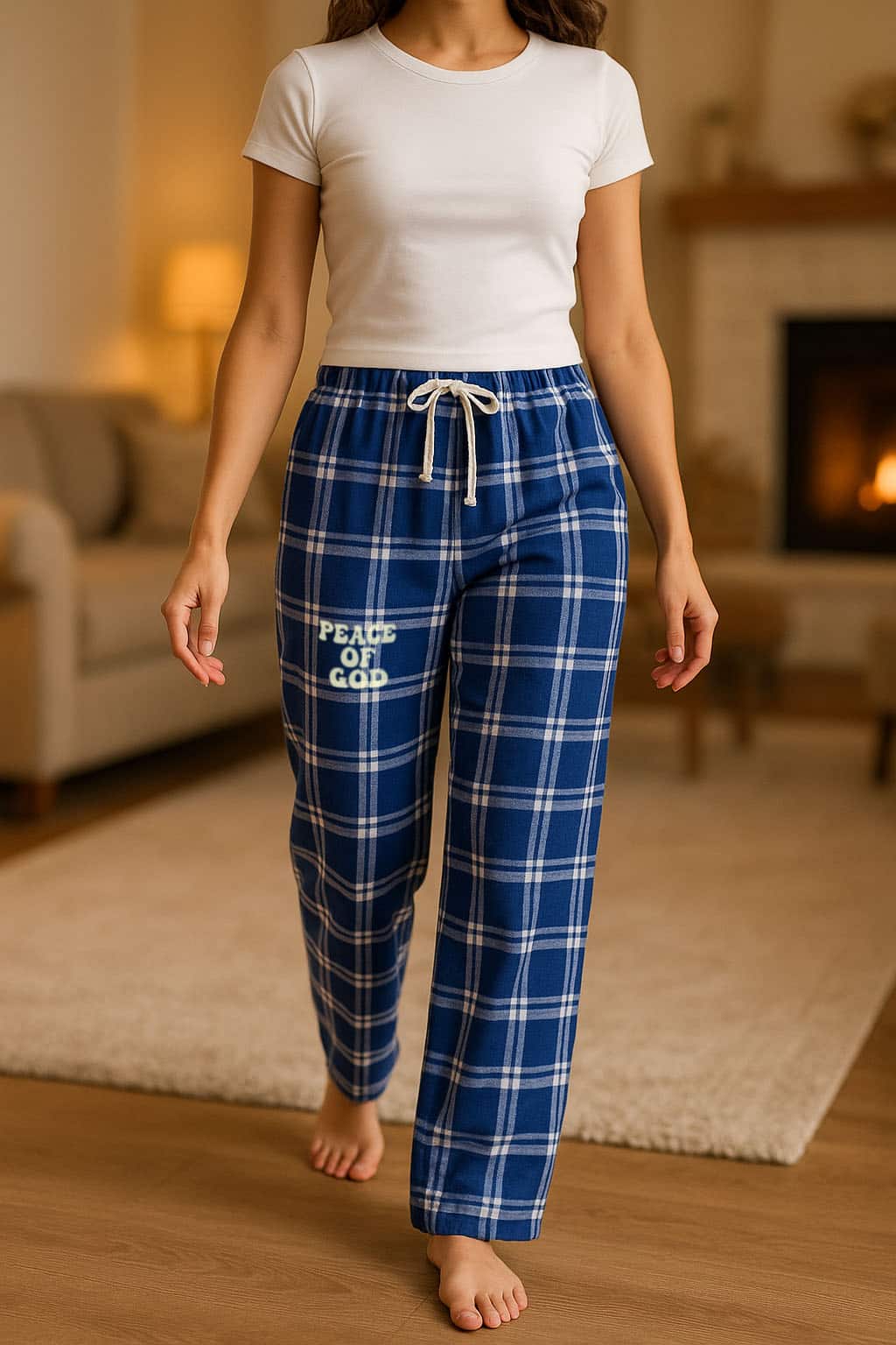 Peace of God FLANNEL PLAID PAJAMA deeproyal Peace of God FLANNEL PLAID PAJAMA deeproyal