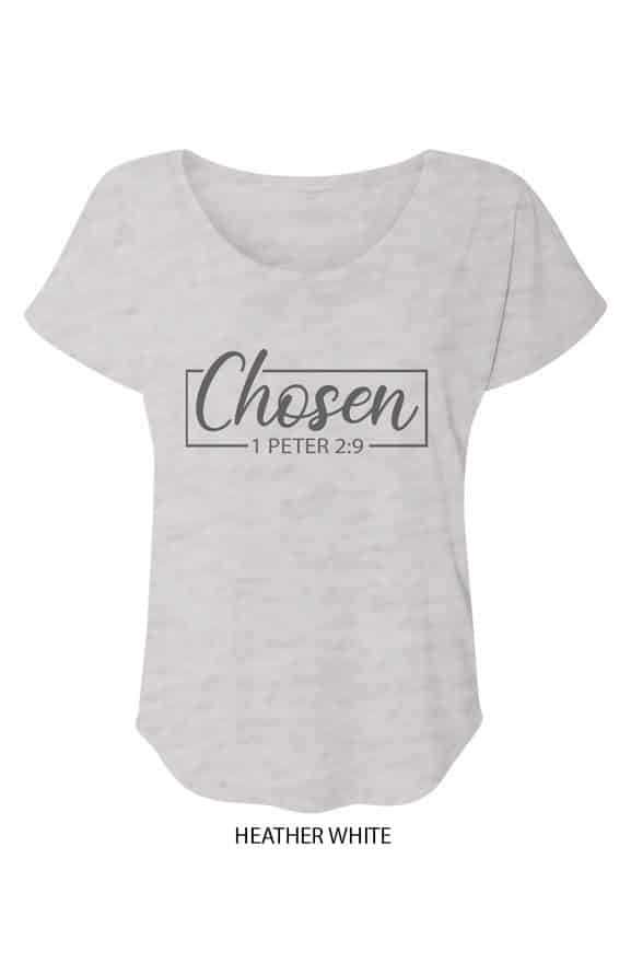 Timeless Chosen Dolman Tee heatherwhite Timeless Chosen Dolman Tee heatherwhite