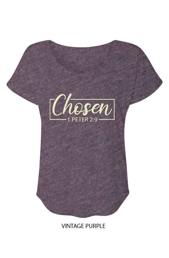 Timeless Chosen Dolman Tee vintagepurple Timeless Chosen Dolman Tee vintagepurple