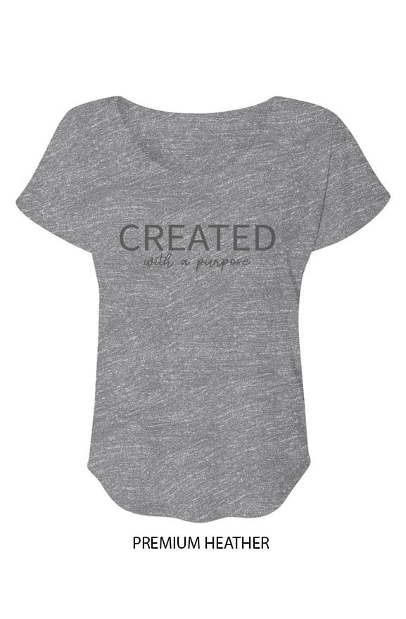Timeless Created with a Purpose Dolman Tee premiumheather Timeless Created with a Purpose Dolman Tee premiumheather