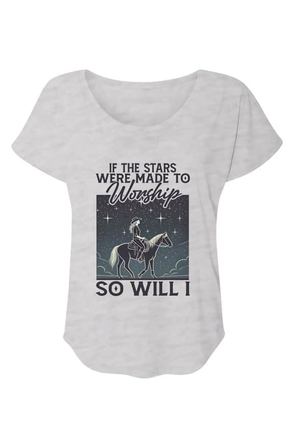 Timeless If the Stars Were Made to Worship Dolman heatherwhite Timeless If the Stars Were Made to Worship Dolman heatherwhite