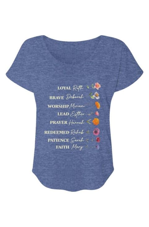 Timeless Women of the Bible Dolman Tee vintageroyal