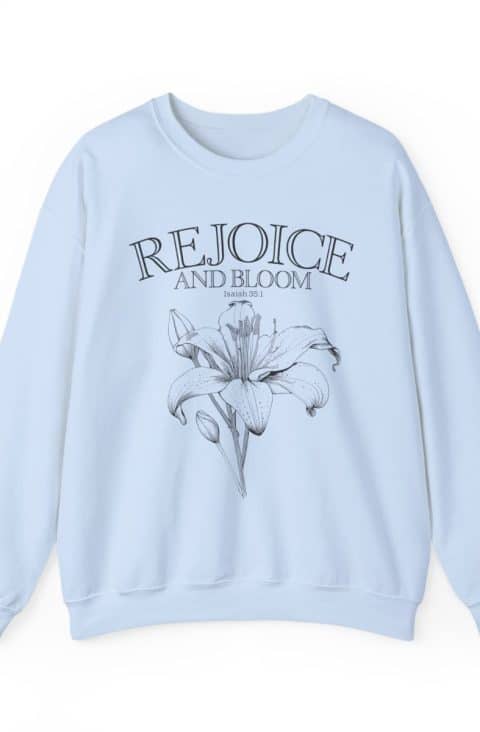 timeless rejoice and bloom crewneck sweatshirt timeless rejoice and bloom crewneck sweatshirt