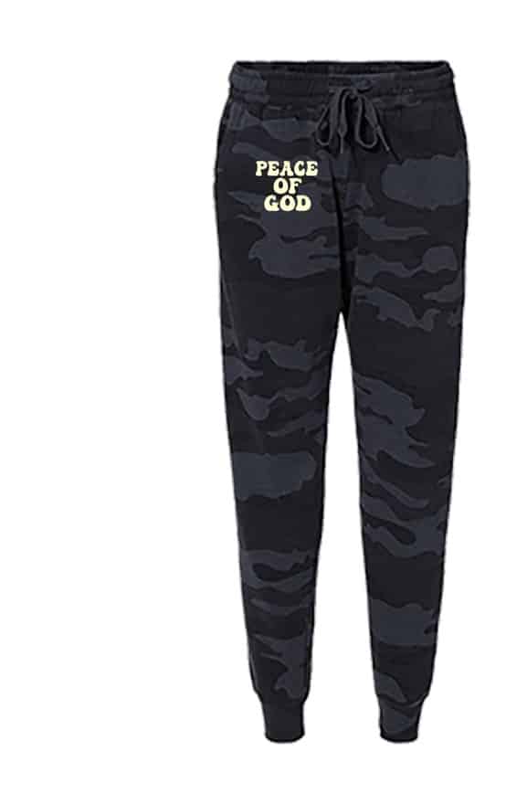 Peace of God Camo Sweatpants