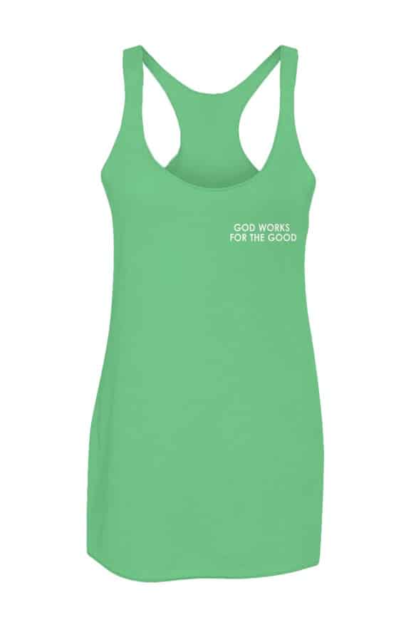 jpg Active God Work For the Good Racerback Tank