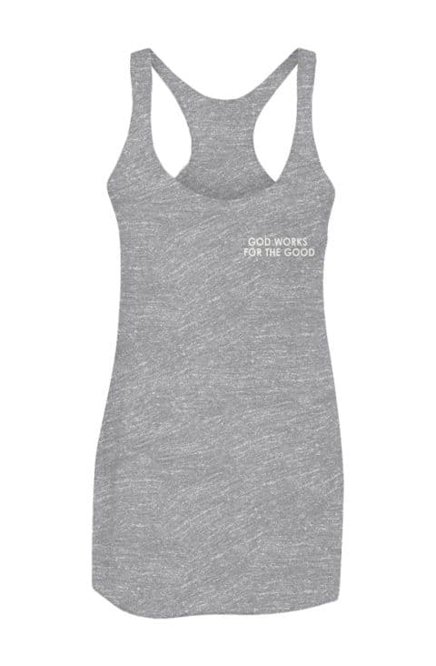 Active God Work For the Good Racerback Tank