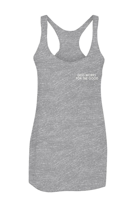 Active God Work For the Good Racerback Tank