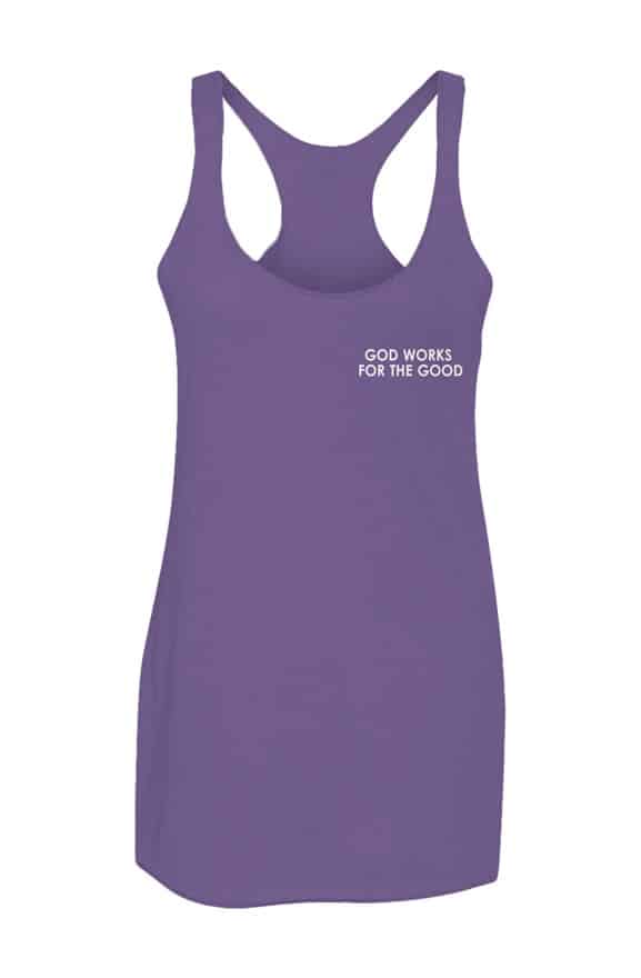 jpg Active God Work For the Good Racerback Tank