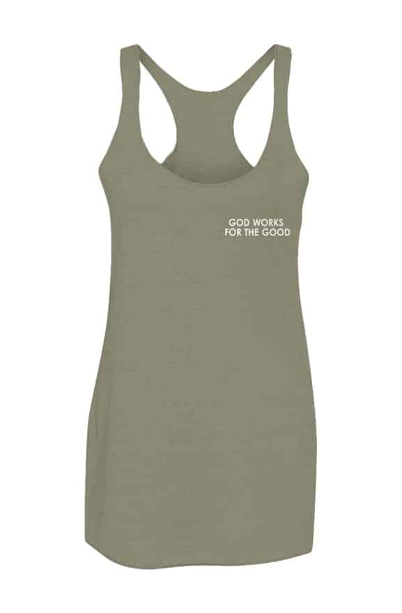 jpg Active God Work For the Good Racerback Tank