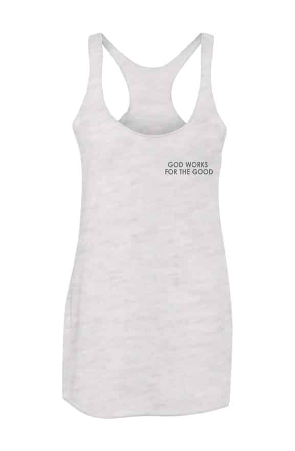 jpg Active God Work For the Good Racerback Tank